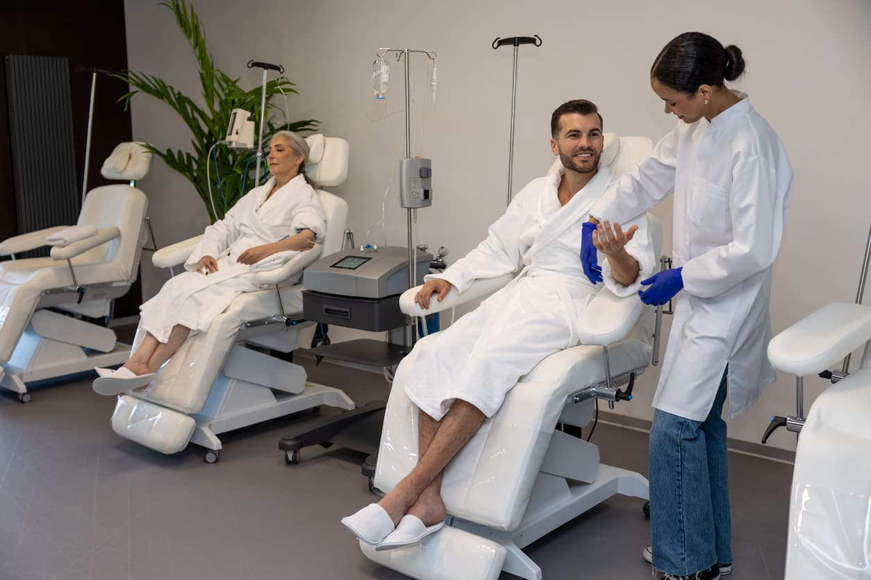 At our clinic, we offer Hormone Replacement treatments designed to optimize health and improve quality of life at all stages.
